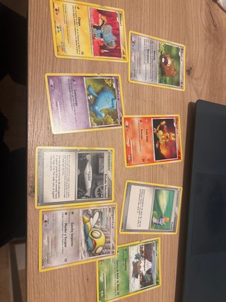 Lote de 8 cartas Pokémon