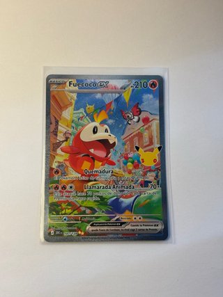 Carta Pokémon Fuecoco ex 30 Aniversario