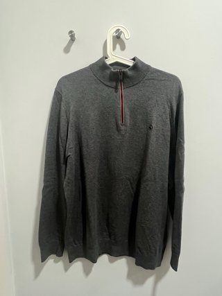 Jersey gris El Ganso de algodón y cashmere