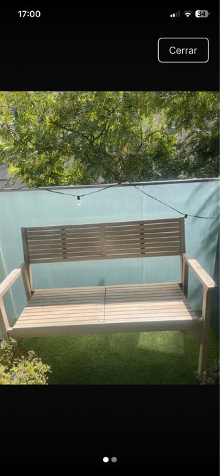 Banco de jardín de Madera