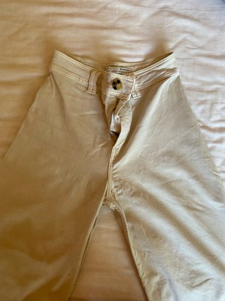 Pantalones Beige Stradivarius Talla 38/M