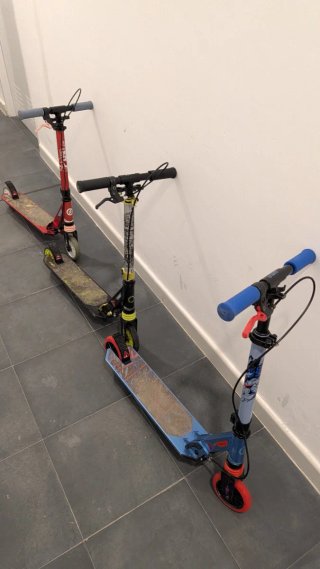 Pack de 3 patinetes marca Oxelo para Niños