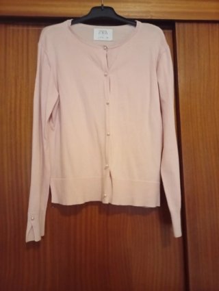 Chaqueta Rosa ZARA Talla 11-12