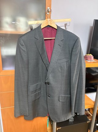 Americana de caballero gris