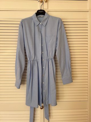 Vestido Camisero Azul