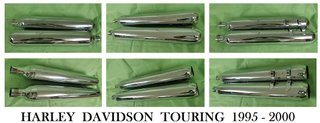 Tubos Escape Harley Davidson Touring 95-00