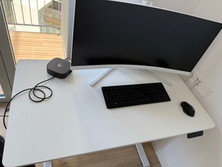 Escritorio Elevador Eléctrico SanoDesk Blanco