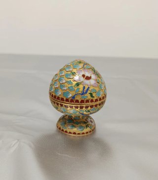 Huevo Joyero Vintage Cloisonné