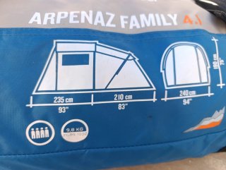 Tienda de campaña Arpenaz Family 4