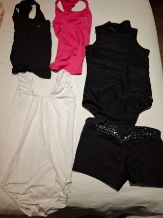 Set de 5 prendas para gimnasia rítmica