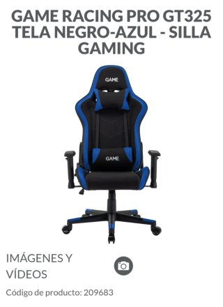 Silla Gaming GAME Racing Pro GT325