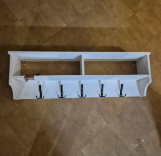 Estantería Perchero Blanca