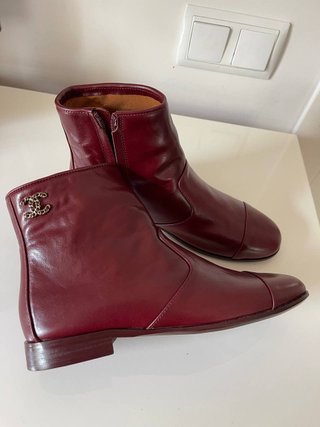 Botines Chanel Rojos