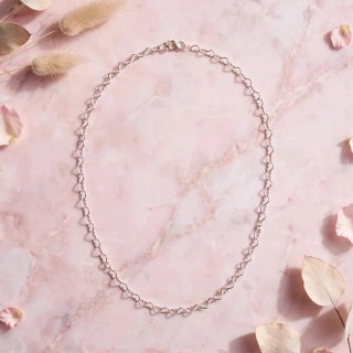 Cadena de Corazones Plata 925