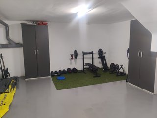 Set Gimnasio: Mancuernas, Banco y Soporte
