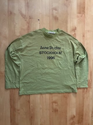 Camiseta manga larga Acne Studios verde