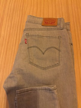 Tejanos Levi's Elásticos Gris
