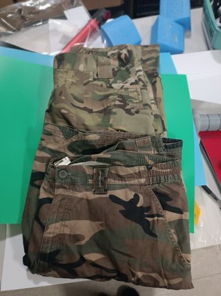 Lote 2 Pantalones Camuflaje Militar