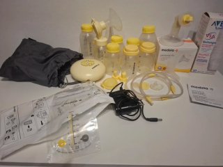 Sacaleches Medela con accesorios