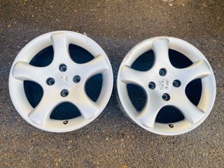 6 Llantas Peugeot de 15 pulgadas