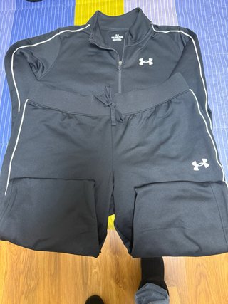 Chándal Under Armour Negro Talla YXL