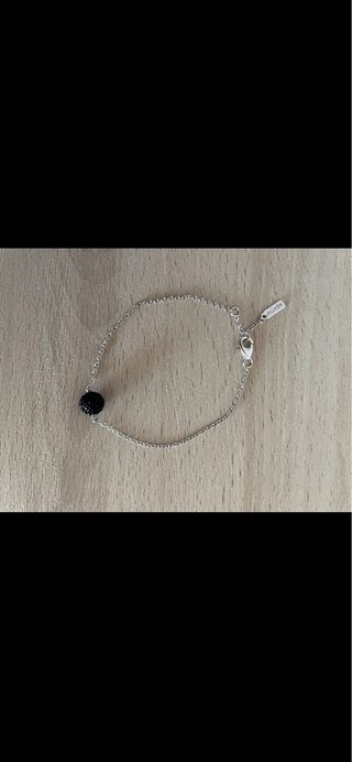 Pulsera cadena de plata marca Agatha con piedras