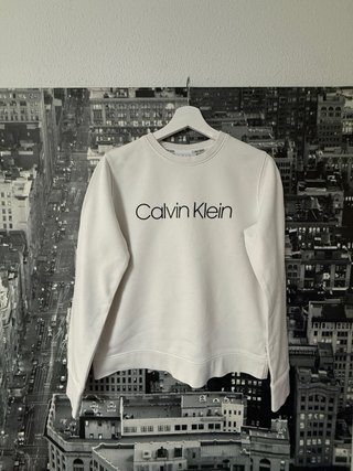 Sudadera Calvin Klein Blanca Talla M