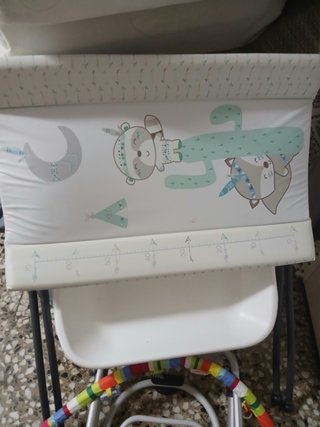 Cambiador y tacatá para bebé