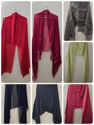 Chales de fiesta y ceremonia VARIOS COLORES