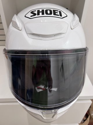 Casco Shoei NXR2 Blanco Talla S + Cardo Spirit
