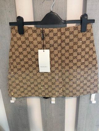 Gonna Gucci con brillantini