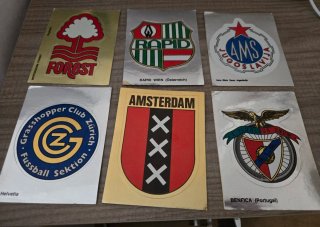6 Cromos Panini Fútbol Temporada 79-80