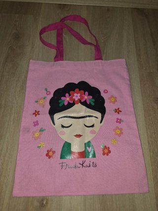 Preciosa bolsaTote Bag Rosa de Frida Kahlo