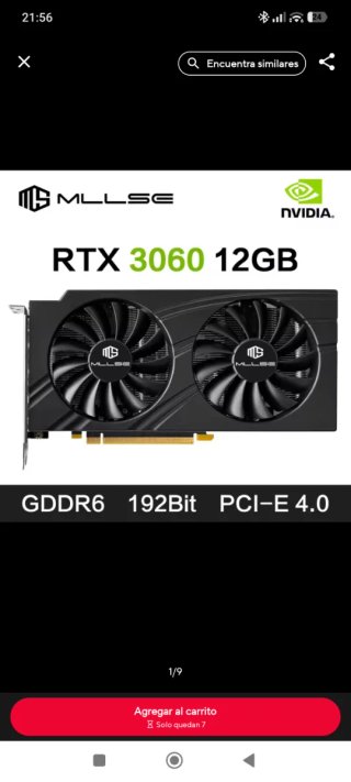 Scheda Grafica MLLSE RTX 3060 12GB