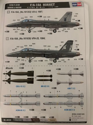 Calcas F/A-18A Hornet 1/48 Hobby Boss