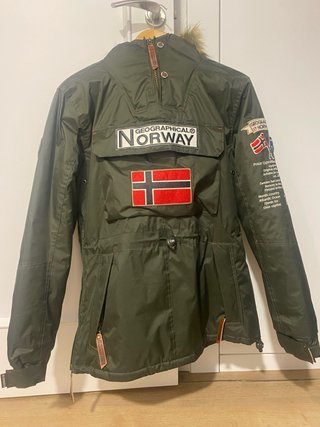 Abrigo Geographical Norway Verde
