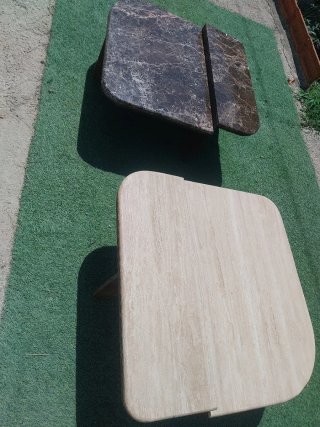 Lote 3 Mesas SKLUM mármol
