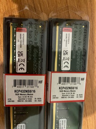 Memoria RAM Kingston DDR4 16GB