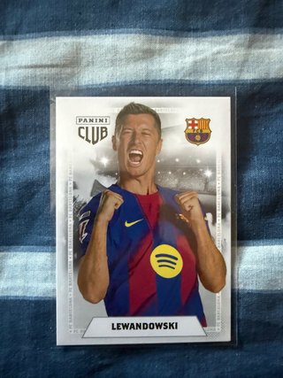 Cromo Panini Club FC Barcelona Lewandowski