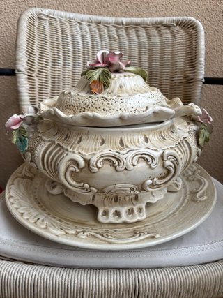 Sopera Decorativa de Cerámica