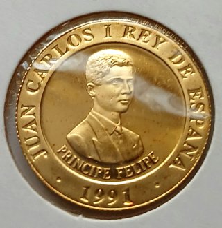 Moneda 10000 Pesetas 1991 Oro 999 Taekwondo