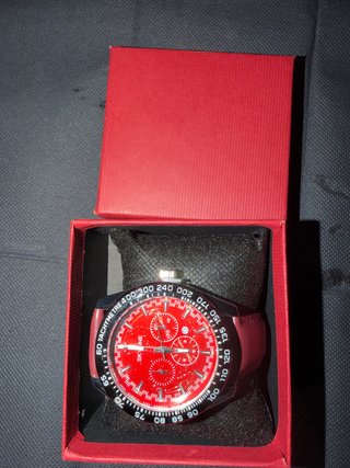Reloj Skyline Rojo