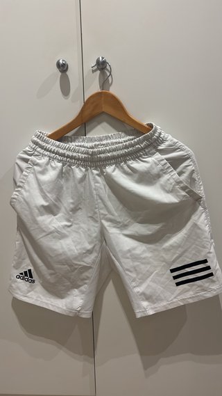 Pantalón corto adidas blanco