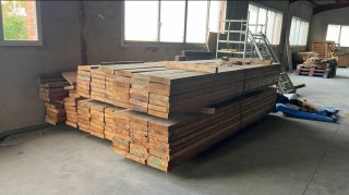 Lote de listones de madera