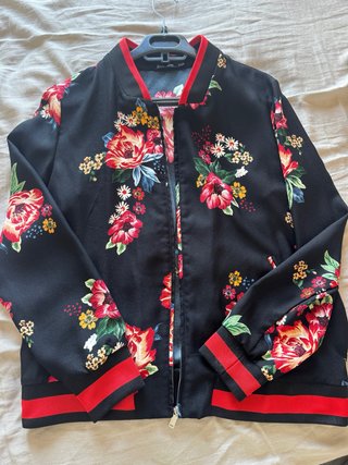 Chaqueta Bomber Estampado Floral