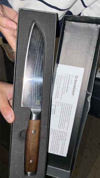 Cuchillo Santoku Silvercrest