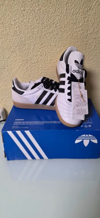 Adidas Samba JP Blancas y Negras Talla 38 Nuevas