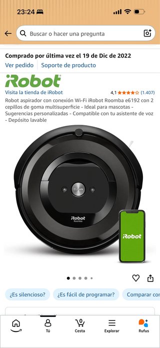 Robot Aspirador iRobot Roomba e6192