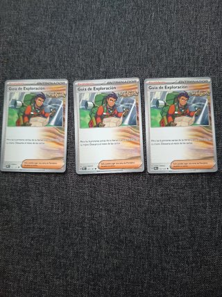 Pack 3 Cartas Pokémon Entrenador