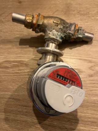 Contador de agua inalámbrico Ista